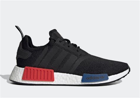 adidas nmd r1 schwarz blau rot|adidas nmd r1 core black.